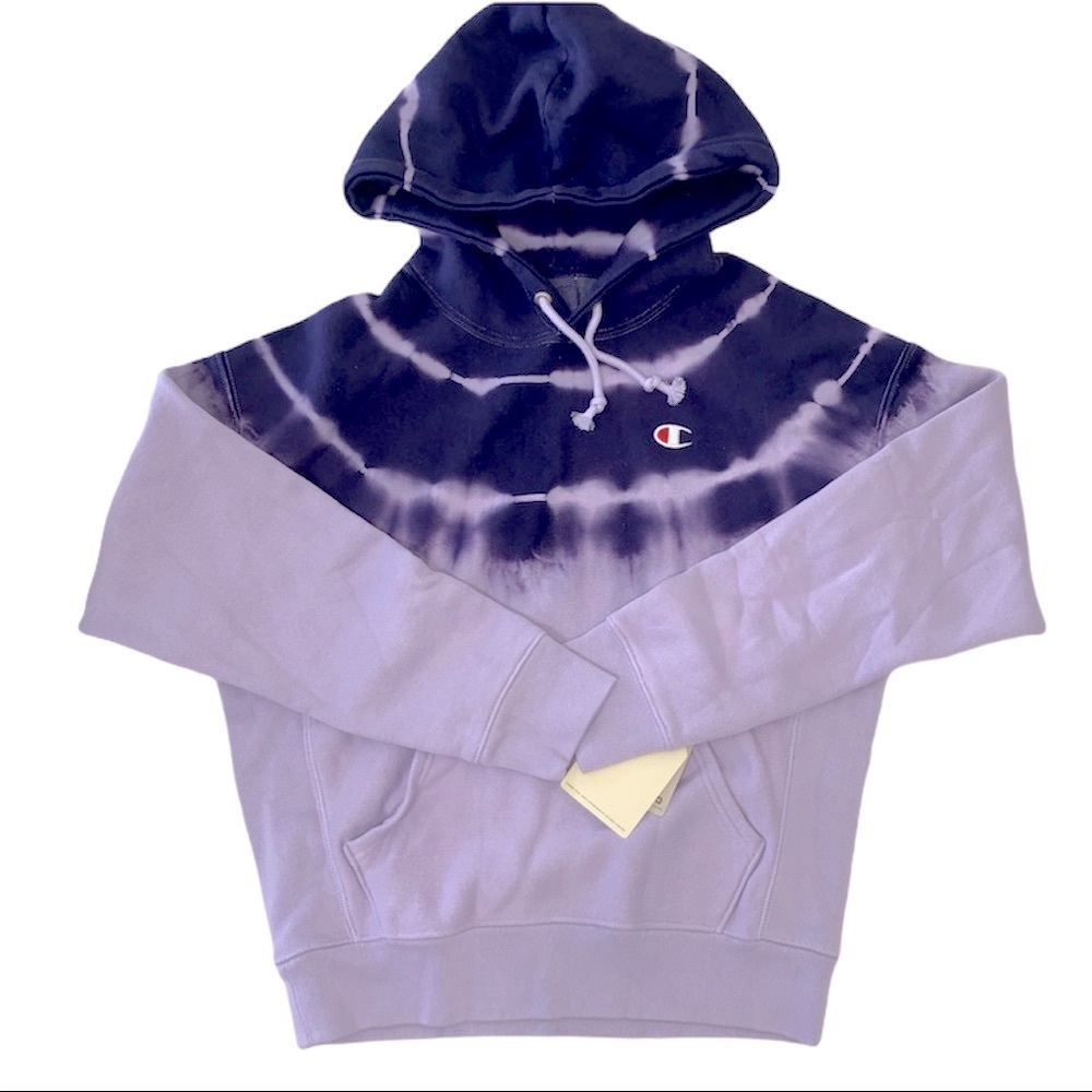 Champion purple dye hoodie size small